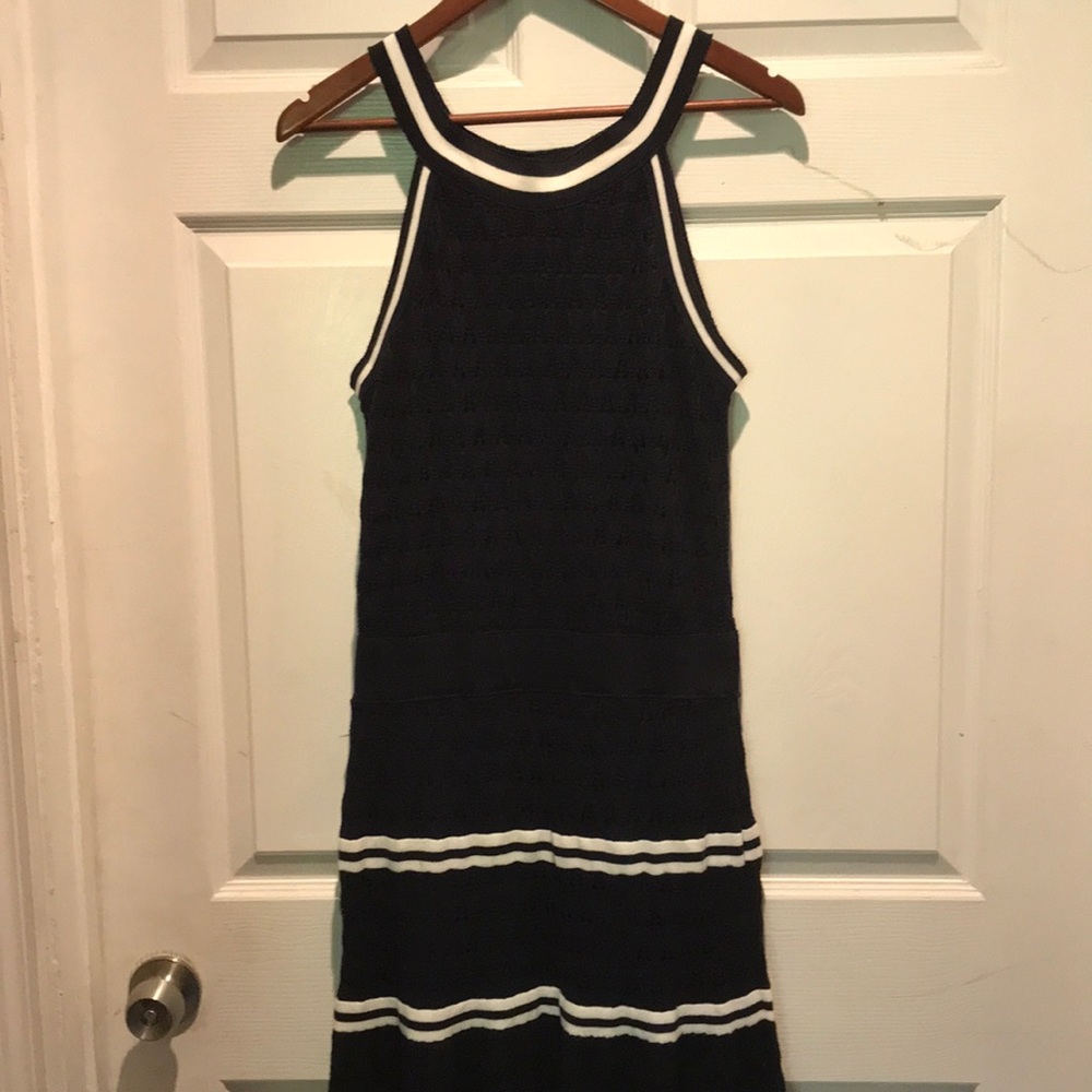 Haes blue crochet dress